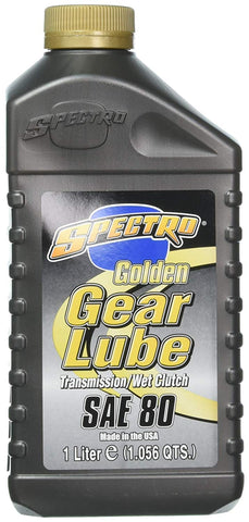 Spectro Golden Motorcycle Gear Lubricant 80W