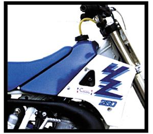 Yamaha YZ 125  (89-92)  YZ 250 (88-92) #11335-09, Reflex Blue, Clarke Fuel Tank