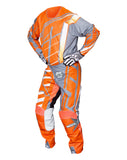 JT RACING USA Hyperlite Breaker Pants, Fluro Orange/Grey