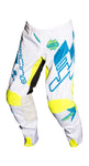 JT Racing USA-Hyperlite Checker Jersey, Cyan/White/Neon Yellow