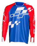 JT Racing USA-Hyperlite Checker Jersey, Red/White/Blue
