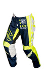 JT RACING USA  Flex ExBox Pants, Navy/Neon Yellow