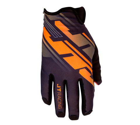 JT Racing USA-Pro-Fit Tracker, Glove, Black/Orange