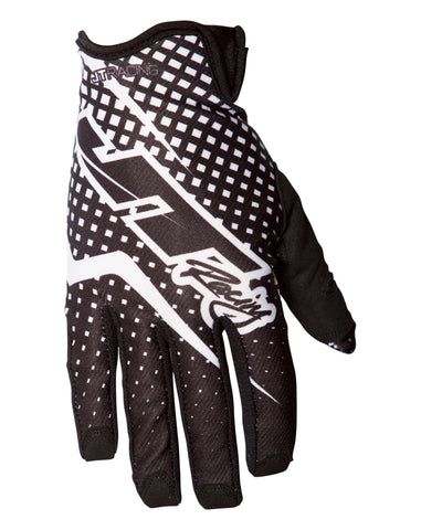 JT Racing Pro-Fit Gloves, Black/White