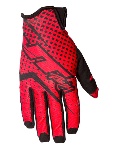 JT Racing USA-Pro-Fit Gloves, Red/Black