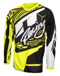 JT RACING USA Flex-Victory Jersey, Black/Neon Yellow