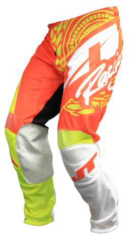 JT RACING USA Flex-Victory Pants, Neon Yellow/Orange (Vented)